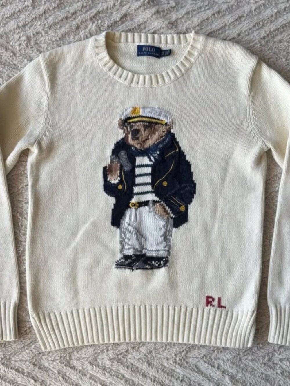 Ralph Lauren Polo Bear Sweater size S - Picture 2 of 2